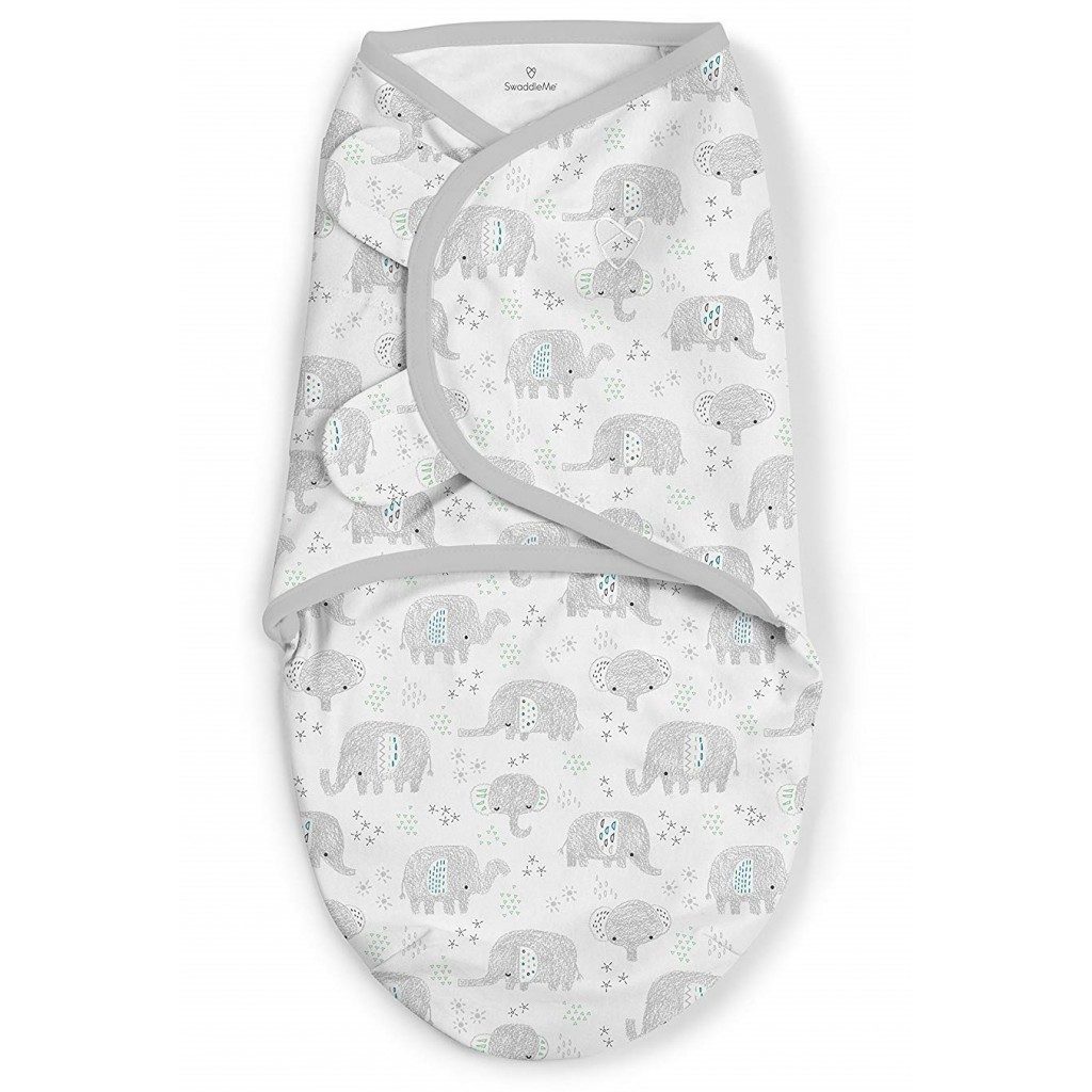 INGENUITY SUMMER Zavinovačka SwaddleMe™ Original Swaddle Elephants small/medium – Obrázok 2