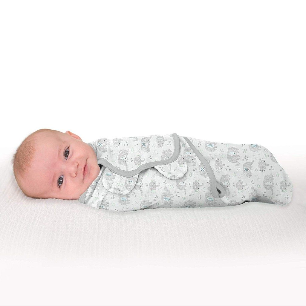 INGENUITY SUMMER Zavinovačka SwaddleMe™ Original Swaddle Elephants small/medium – Obrázok 3