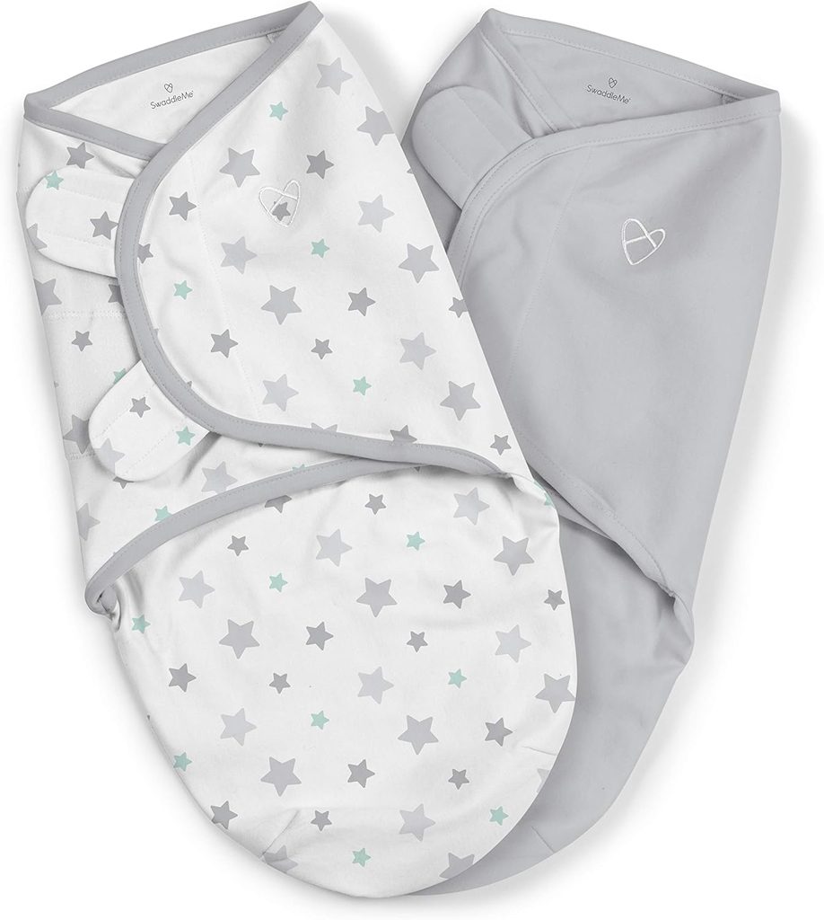 INGENUITY SUMMER Zavinovačka SwaddleMe™ Original Swaddle Stary Skies small/medium 2 ks – Obrázok 2