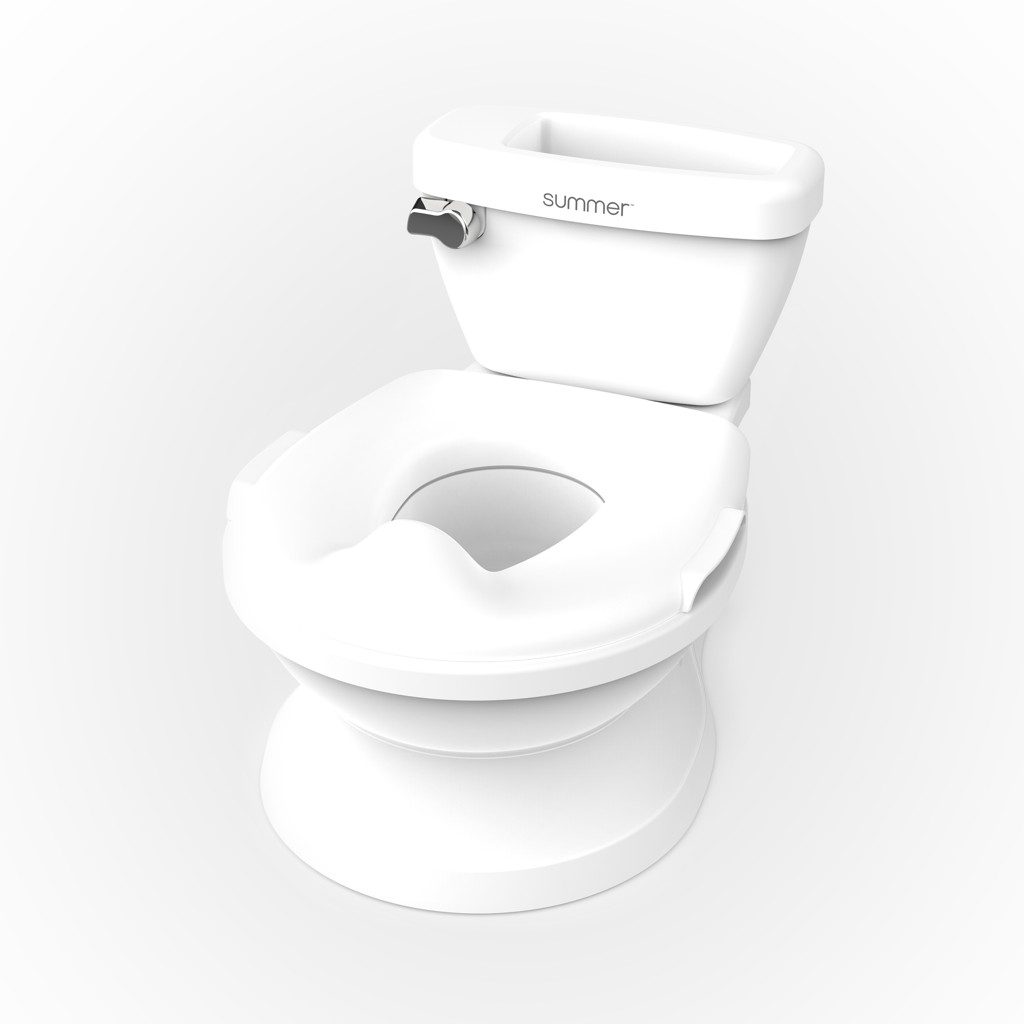 INGENUITY Toaleta detská so zvukom My Size™Biela – Obrázok 3