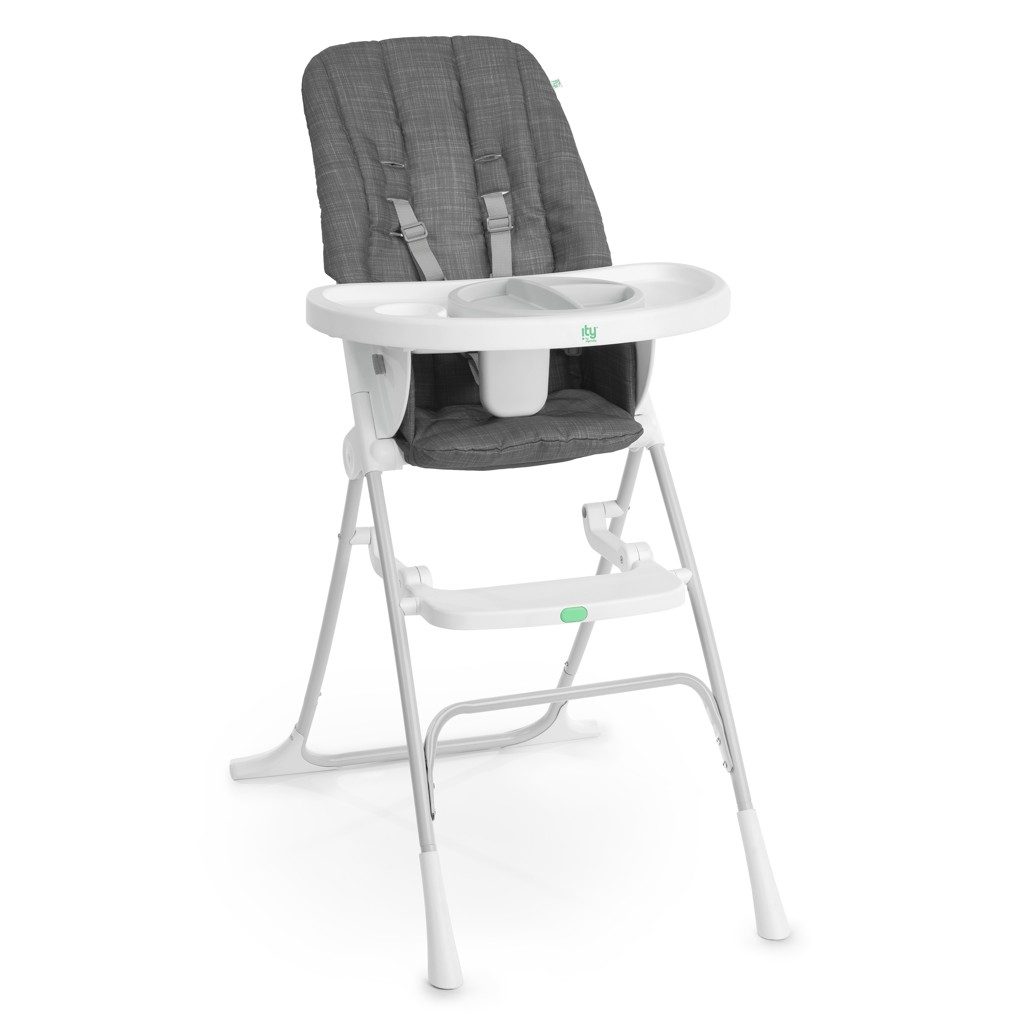 INGENUITY Stolička jedálenská skladacia Sun Valley™ Grey 6m+ do 15 kg – Obrázok 2