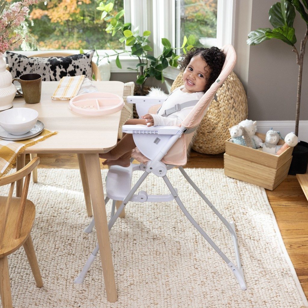 INGENUITY Stolička jedálenská skladacia Sun Valley™ Pink 6m+ do 15 kg – Obrázok 11