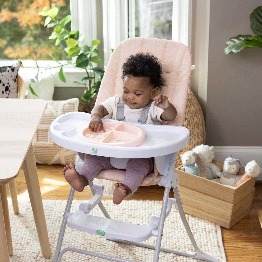 INGENUITY Stolička jedálenská skladacia Sun Valley™ Pink 6m+ do 15 kg – Obrázok 14