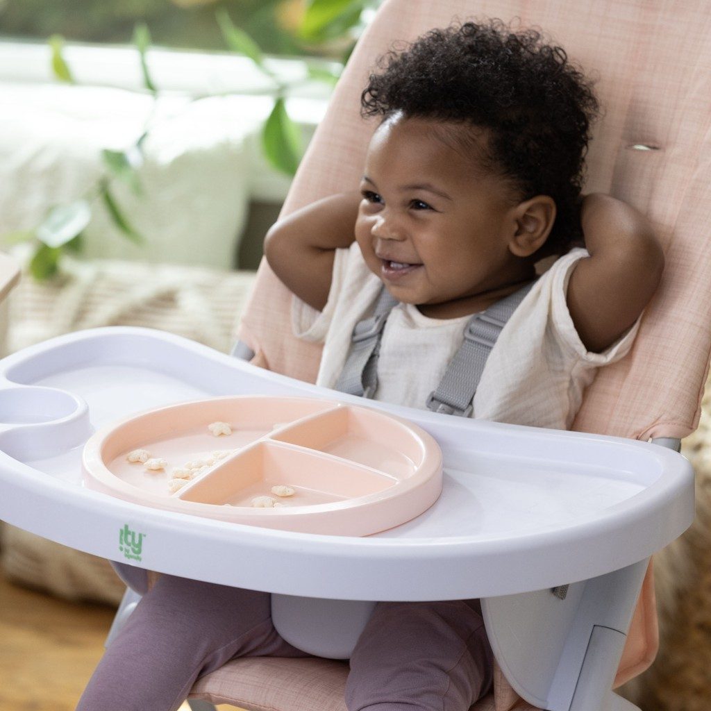 INGENUITY Stolička jedálenská skladacia Sun Valley™ Pink 6m+ do 15 kg – Obrázok 15