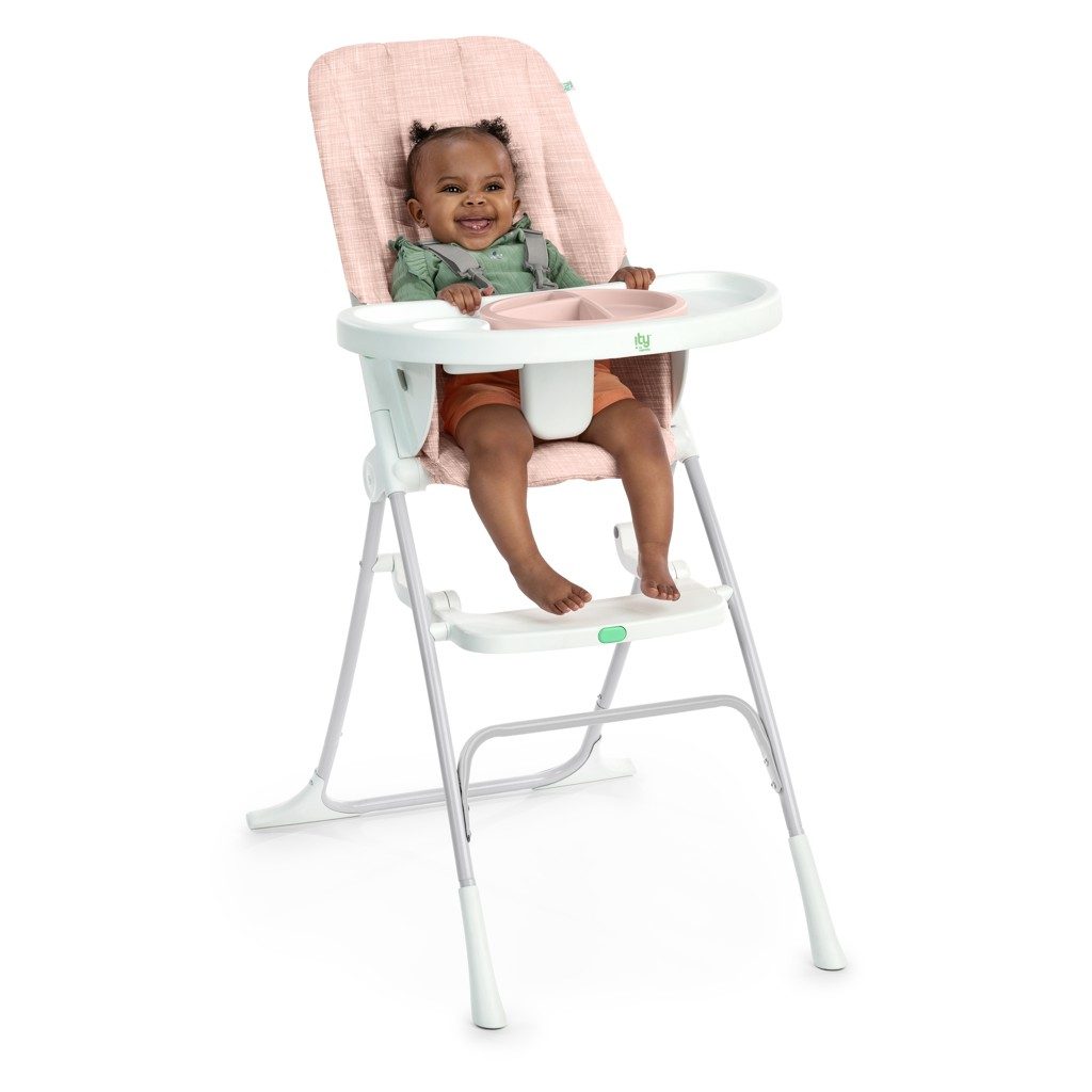 INGENUITY Stolička jedálenská skladacia Sun Valley™ Pink 6m+ do 15 kg – Obrázok 3