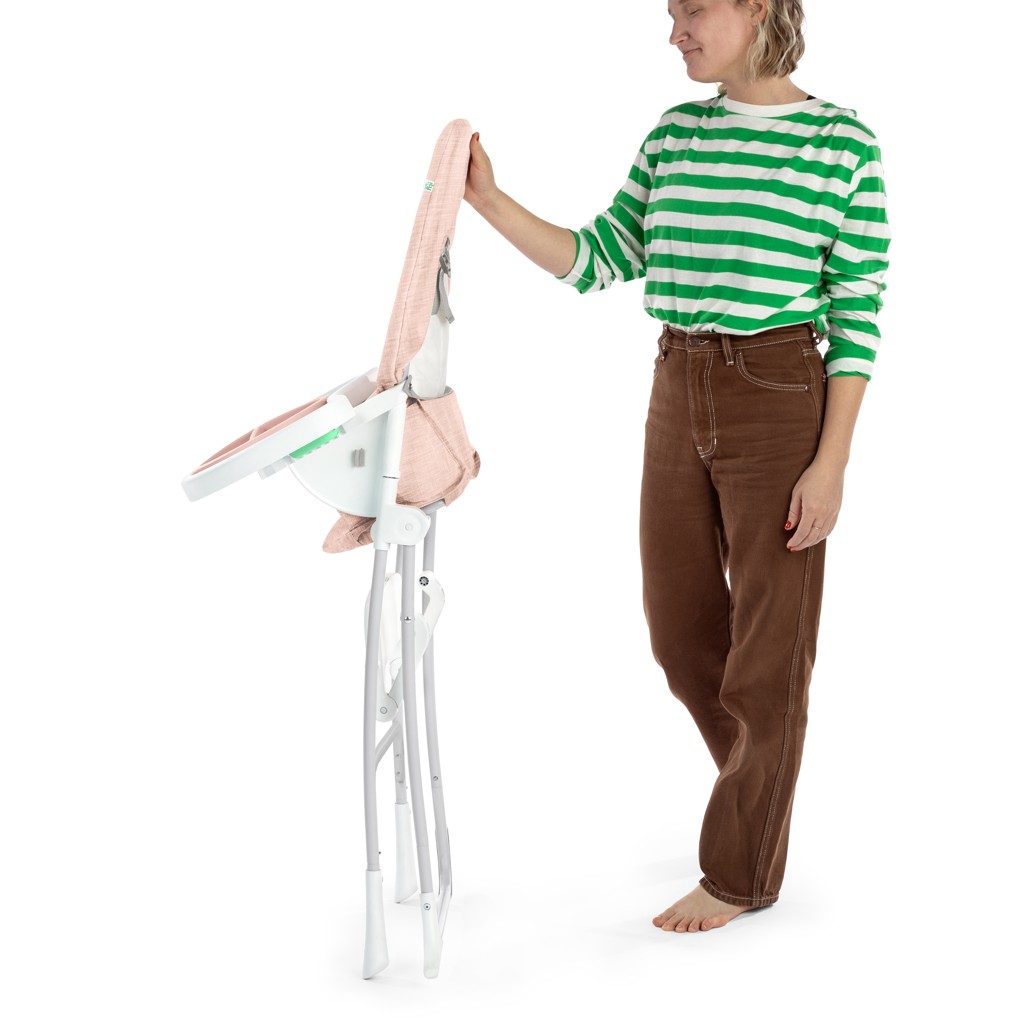 INGENUITY Stolička jedálenská skladacia Sun Valley™ Pink 6m+ do 15 kg – Obrázok 7