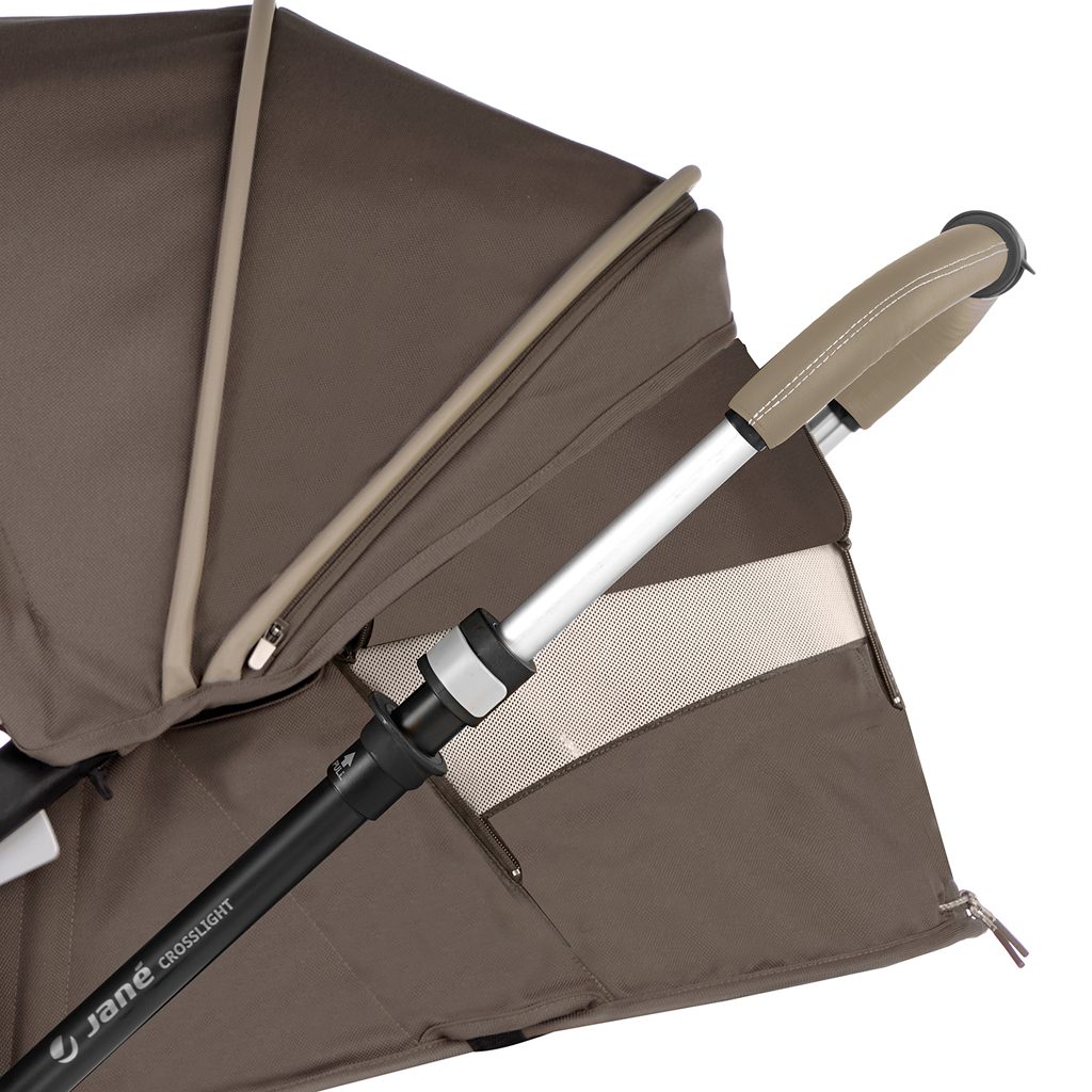 JANÉ Kočík kombinovaný Crosslight + korba Micro Pro + autosedačka Koos i-size Dim Grey – Obrázok 15