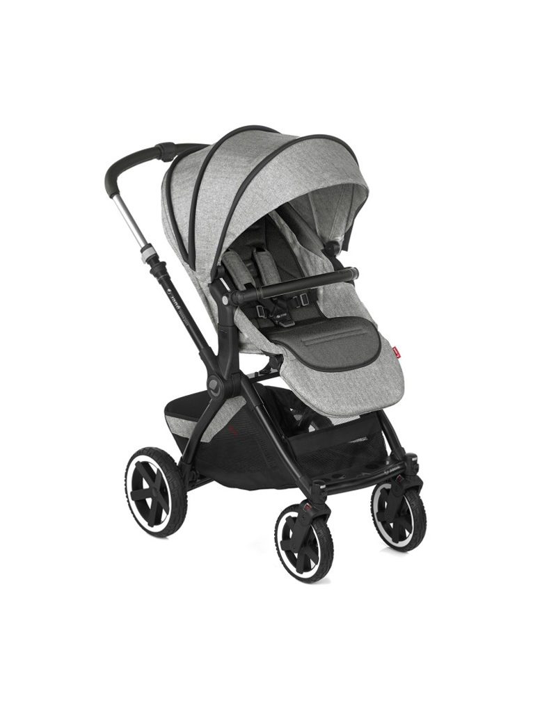 JANÉ Kočík kombinovaný Crosslight + korba Micro Pro + autosedačka Koos i-size Dim Grey – Obrázok 5