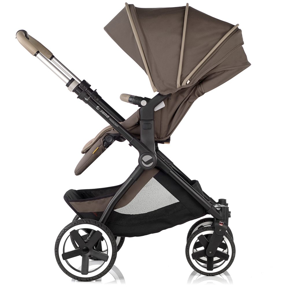 JANÉ Kočík kombinovaný Crosslight + korba Micro Pro + autosedačka Koos i-size Dim Grey – Obrázok 8