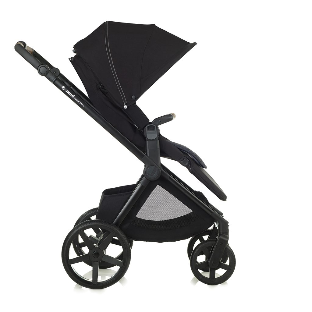 JANÉ Kočík kombinovaný Muum Pro 2 + korba Micro Pro 2 + autosedačka Koos i-size, Dim Grey – Obrázok 3