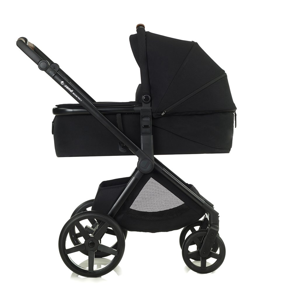JANÉ Kočík kombinovaný Muum Pro 2 + korba Micro Pro 2 + autosedačka Koos i-size, Dim Grey – Obrázok 5