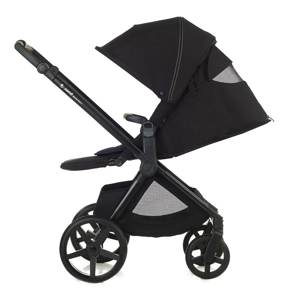 JANÉ Kočík kombinovaný Muum Pro 2 + korba Micro Pro 2 + autosedačka Koos i-size, Dim Grey – Obrázok 8