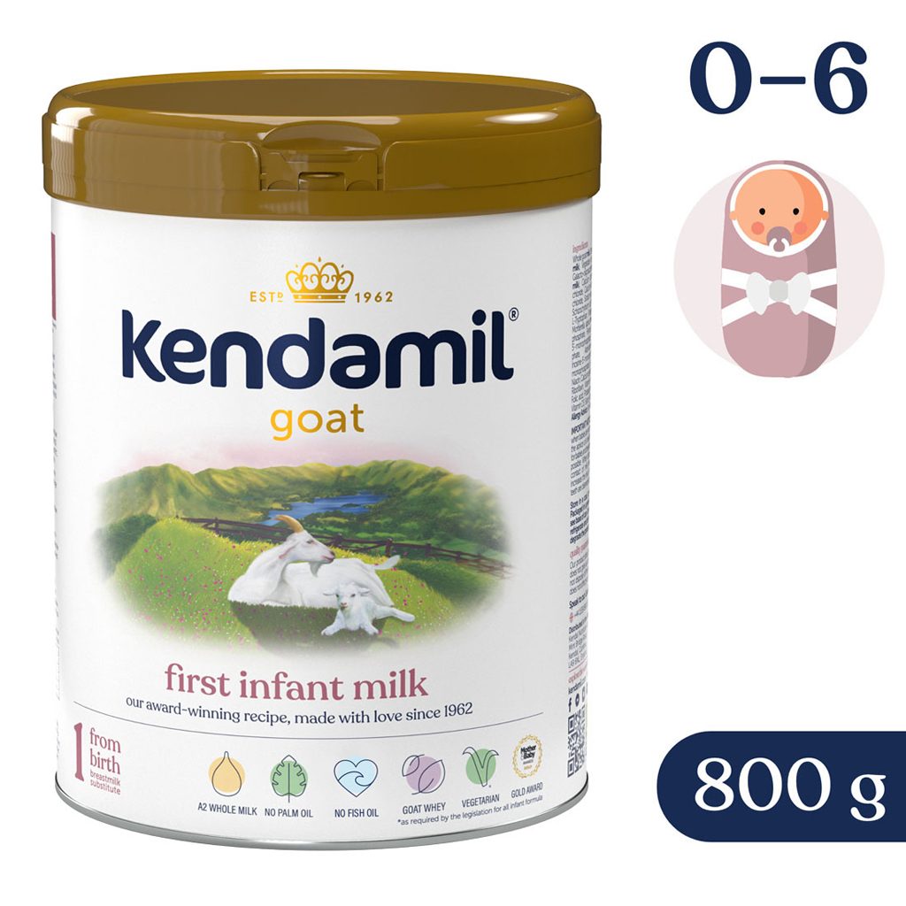 KENDAMIL Kozie počiatočné mlieko 1 (800 g) – Obrázok 2
