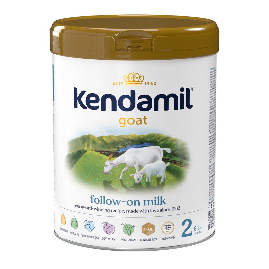 KENDAMIL Kozie následné mlieko 2 (800 g) DHA+ – Obrázok 3