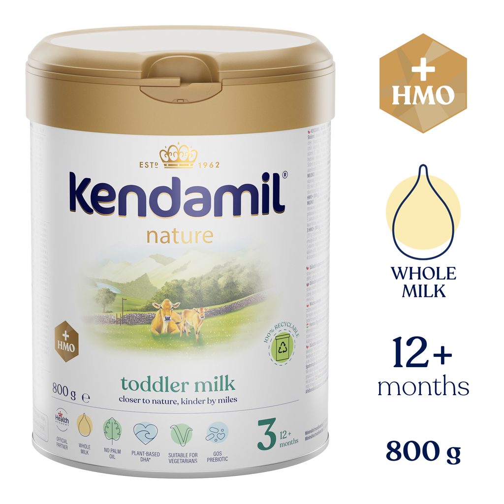 KENDAMIL Mlieko batoľacie BIO Nature 3 HMO+ (800 g) 10m+