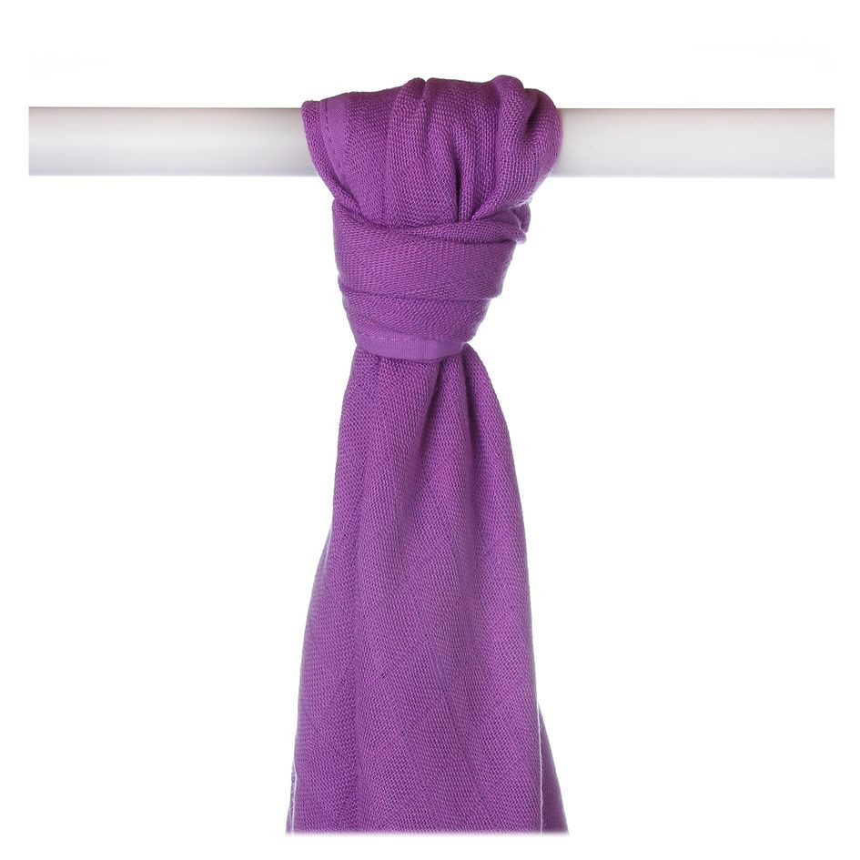 KIKKO Osuška/plienka bambusová Colours 90x100 (1 ks) – lilac – Obrázok 2