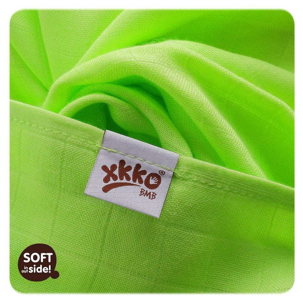 KIKKO Osuška/plienka bambusová Colours 90x100 (1 ks) – lime – Obrázok 3