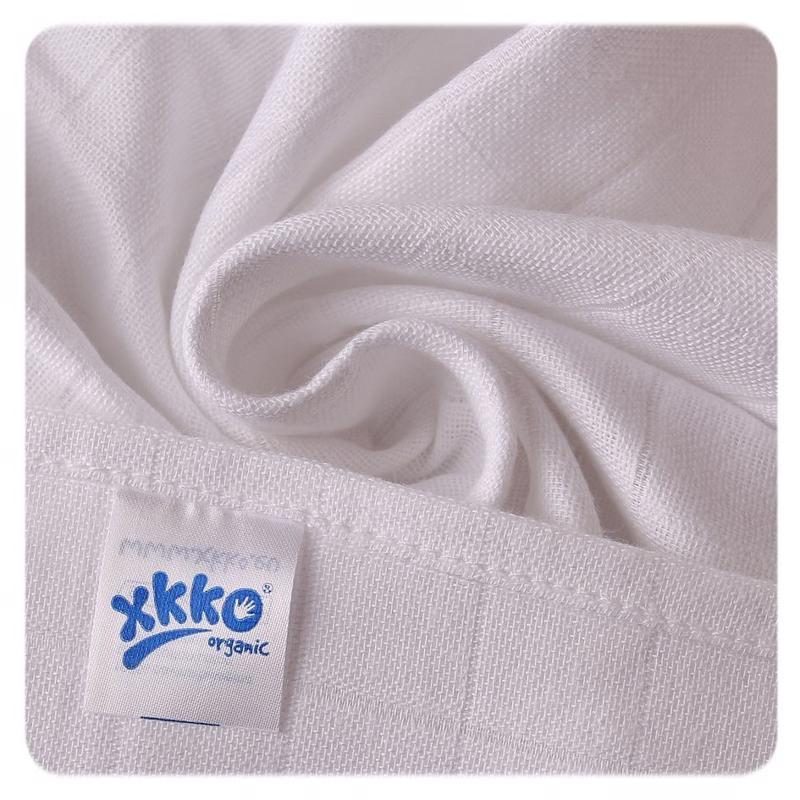 KIKKO Plienky detské z BIObavlny Staré časy 70x70 cm, biele 5 ks – Obrázok 3