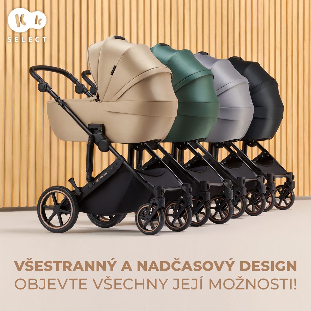 KINDERKRAFT Kočík kombinovaný 2v1 Prime 2 Grey – Obrázok 11