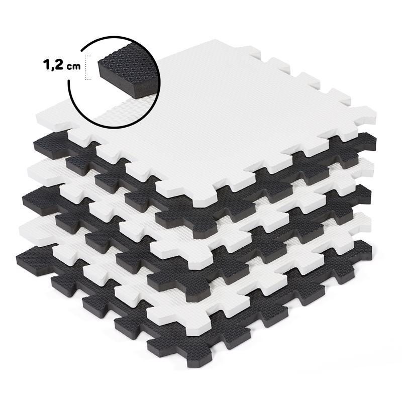 KINDERKRAFT Podložka penová puzzle Luno 150 x 180 cm Black, 30 ks – Obrázok 13