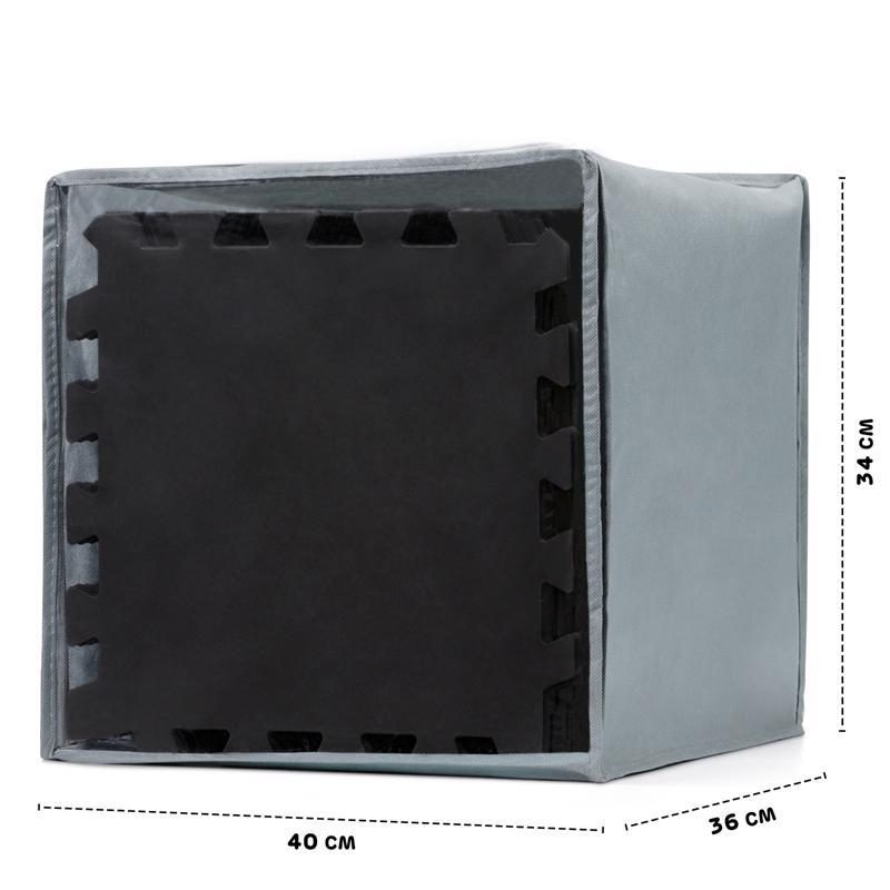 KINDERKRAFT Podložka penová puzzle Luno 150 x 180 cm Black, 30 ks – Obrázok 22