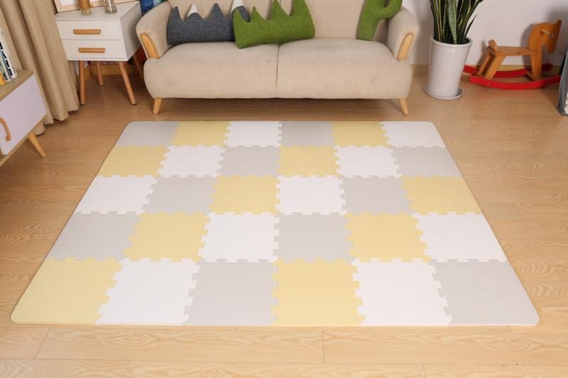 KINDERKRAFT Podložka penová puzzle Luno 150 x 180 cm Yellow, 30 ks – Obrázok 14