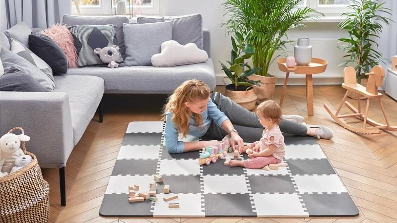 KINDERKRAFT Podložka penová puzzle Luno 150 x 180 cm Yellow, 30 ks – Obrázok 4