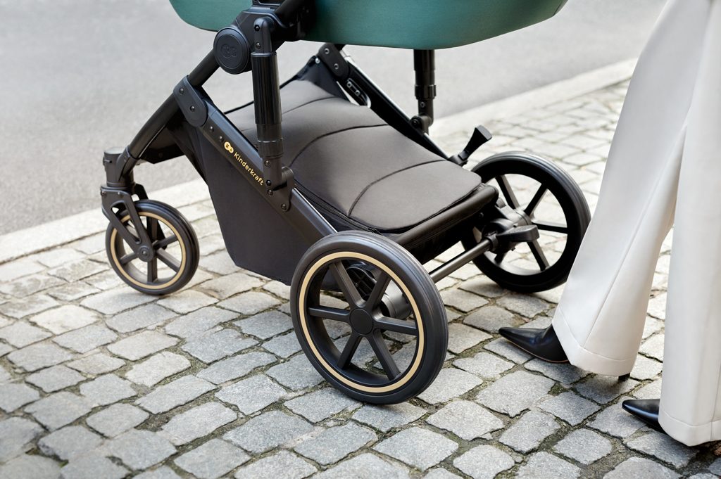 KINDERKRAFT SELECT Kočík kombinovaný 3v1 Prime 2 Dark Green, Premium – Obrázok 20