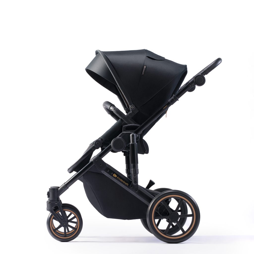 KINDERKRAFT SELECT Kočík kombinovaný 3v1 Prime 2 Venezian Black, Premium – Obrázok 4