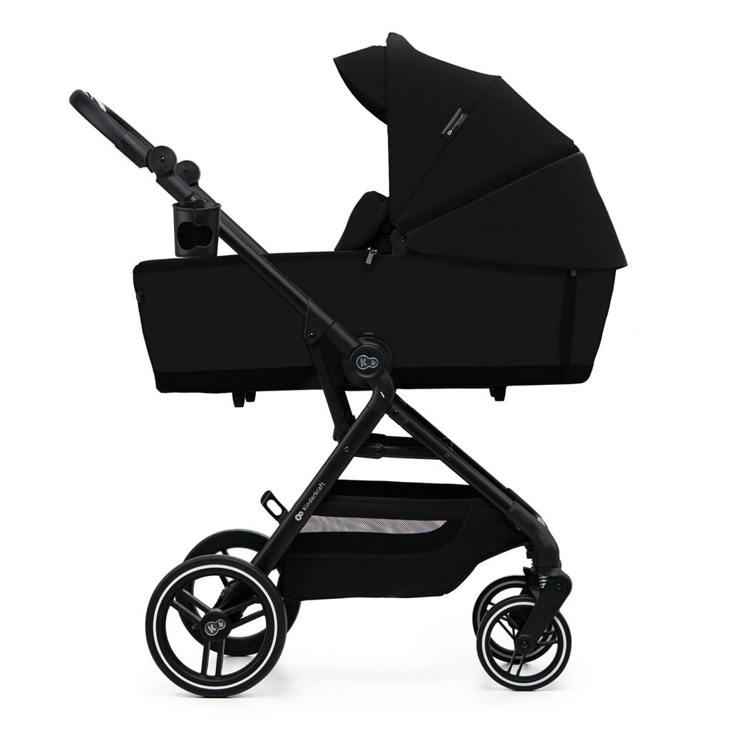 KINDERKRAFT SELECT Kočík kombinovaný Yoxi 2v1 Pure Black – Obrázok 15