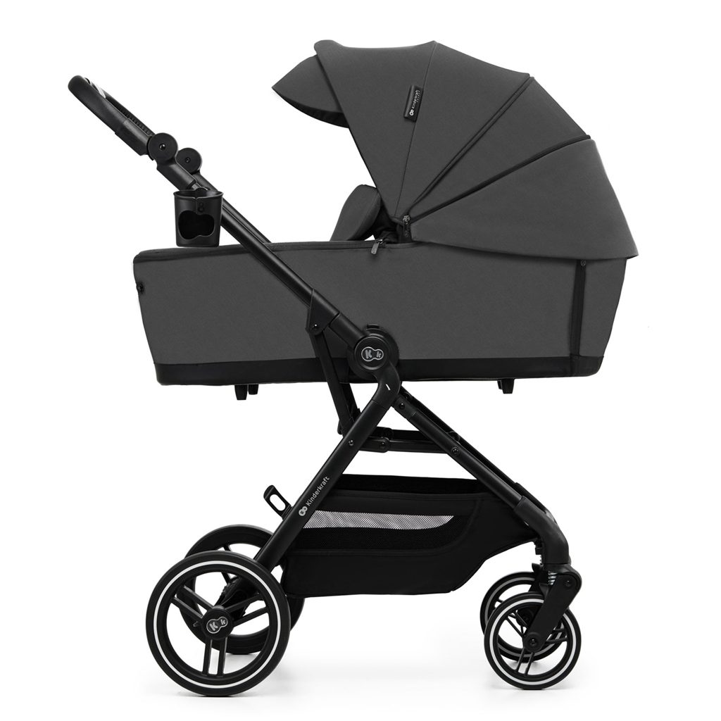 KINDERKRAFT SELECT Kočík kombinovaný Yoxi 3v1 Moonlight Grey – Obrázok 9