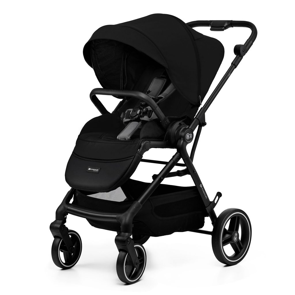 KINDERKRAFT SELECT Kočík kombinovaný Yoxi 3v1 Pure Black – Obrázok 18