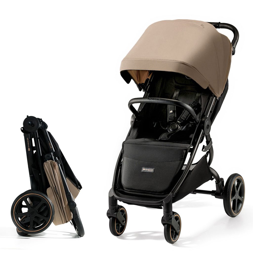KINDERKRAFT SELECT Kočík športový Mitzy Linen Beige – Obrázok 2