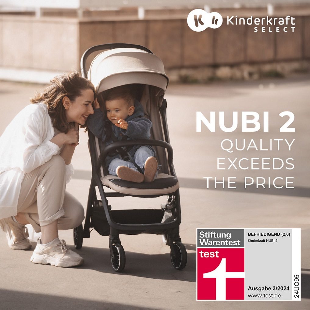 KINDERKRAFT SELECT Kočík športový Nubi 2 Cloudy Grey – Obrázok 26