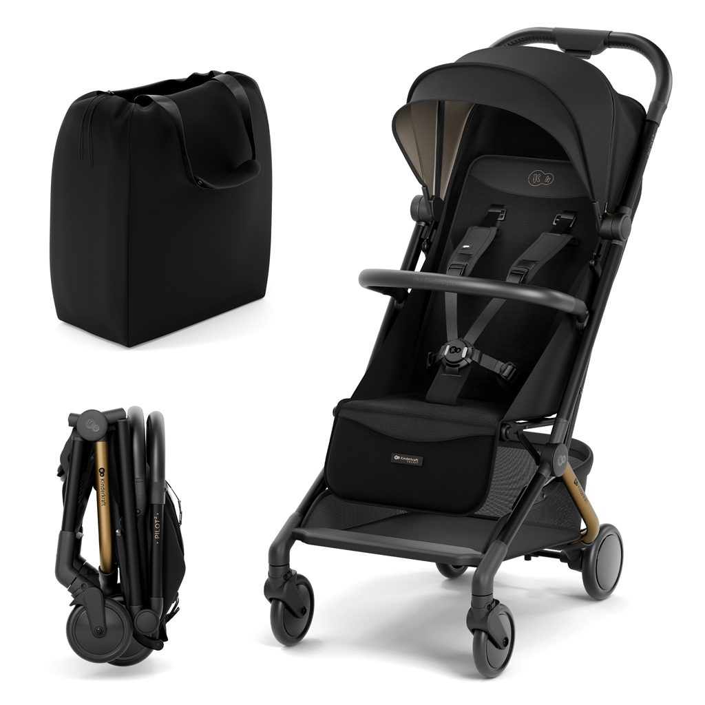 KINDERKRAFT SELECT Kočík športový Pilot 2 Black – Obrázok 2