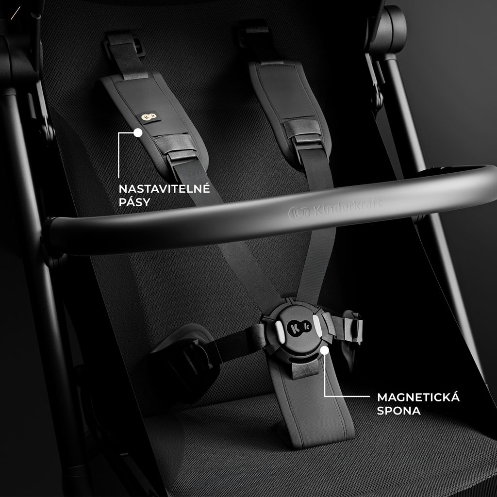 KINDERKRAFT SELECT Kočík športový Pilot 2 Black – Obrázok 8