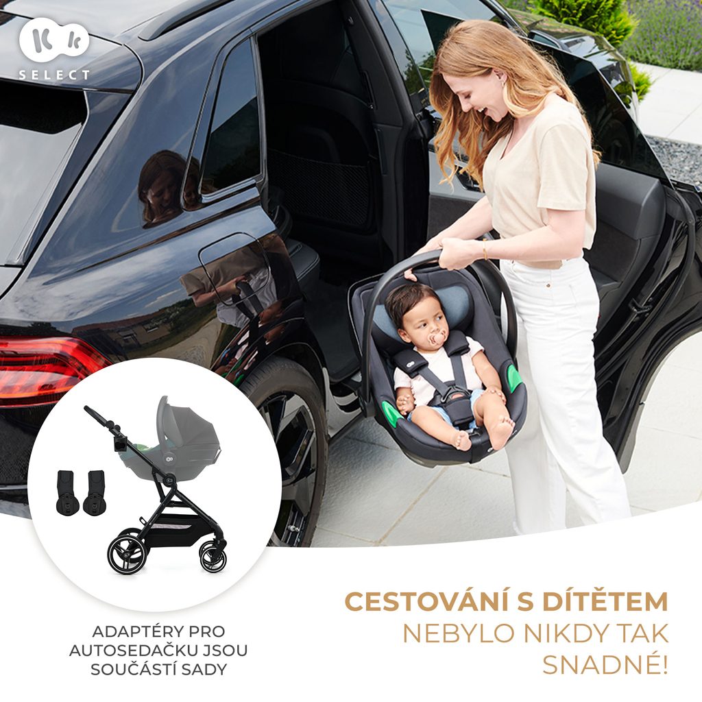 KINDERKRAFT SELECT Kočík športový Yoxi Mystic Green – Obrázok 6