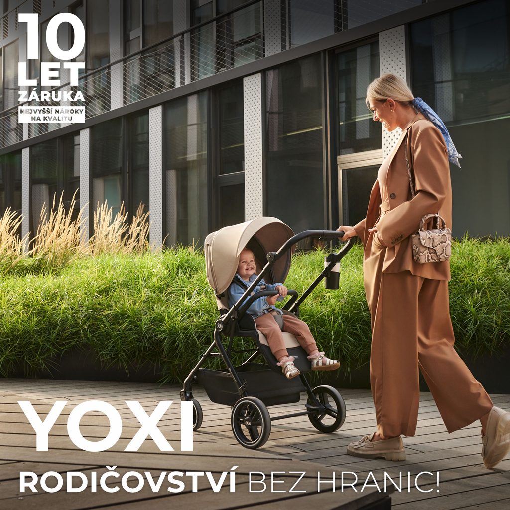 KINDERKRAFT SELECT Kočík športový Yoxi Pure Black – Obrázok 3