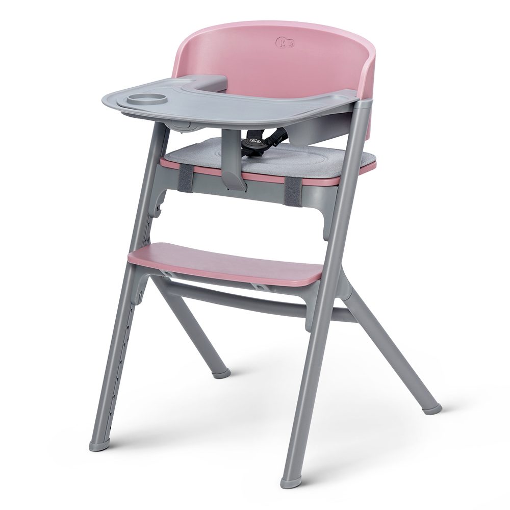KINDERKRAFT SELECT Set jedálenská stolička Livy Aster Pink + lehátko Calmee, Premium – Obrázok 3