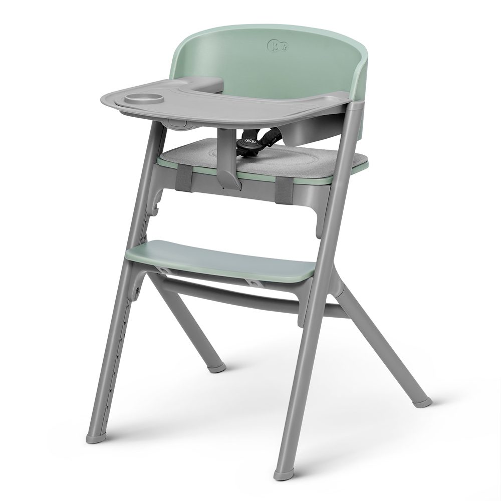 KINDERKRAFT SELECT Set jedálenská stolička Livy Olive Green + lehátko Calmee, Premium – Obrázok 3