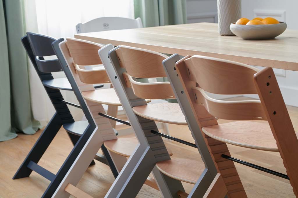 KINDERKRAFT Stolička jedálenská Enock s polstrovaním Grey wooden, Premium – Obrázok 12