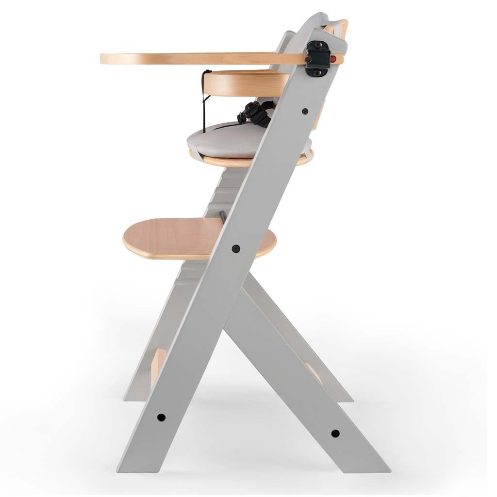 KINDERKRAFT Stolička jedálenská Enock s polstrovaním Grey wooden, Premium – Obrázok 5