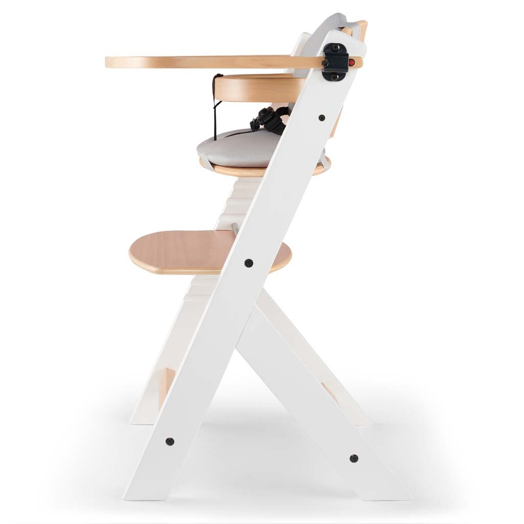 KINDERKRAFT Stolička jedálenská Enock s polstrovaním White wooden, Premium – Obrázok 5