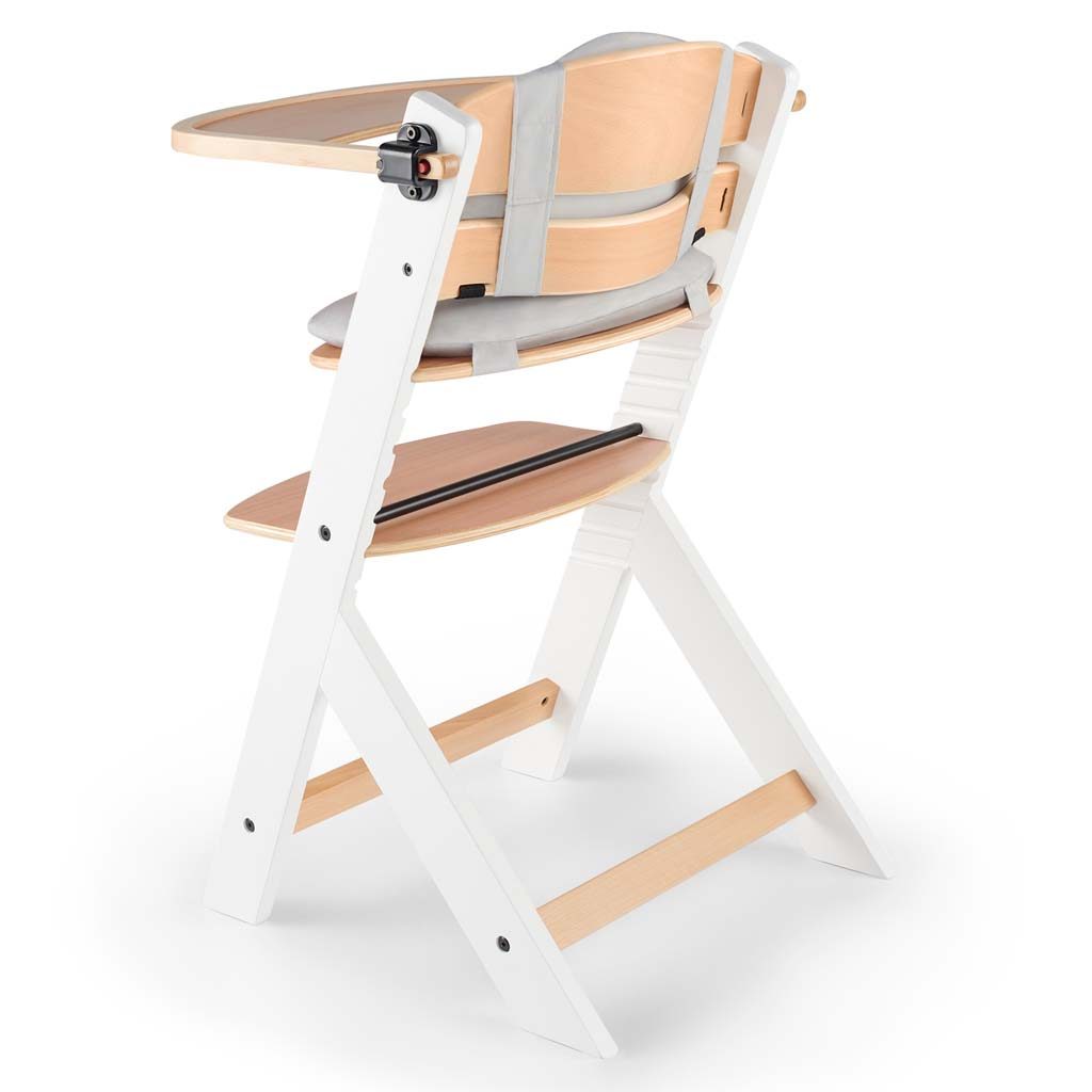 KINDERKRAFT Stolička jedálenská Enock s polstrovaním White wooden, Premium – Obrázok 6