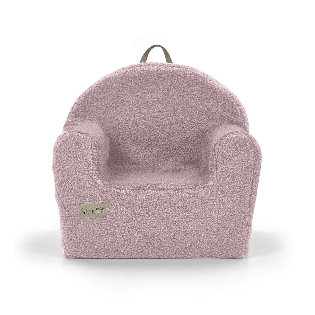 KLUPS Kresielko Boucle dirty pink 50x35x45 cm