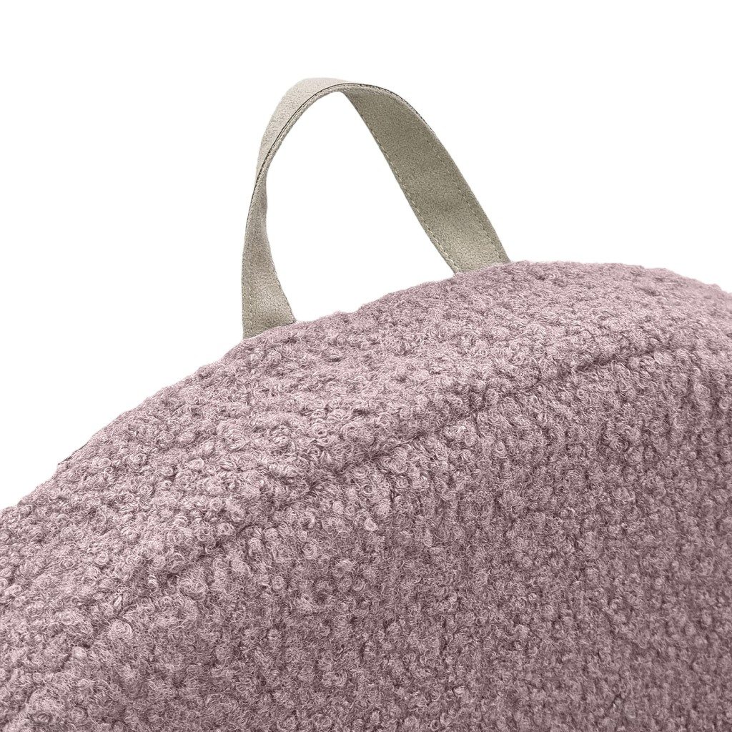 KLUPS Kresielko Boucle dirty pink 50x35x45 cm – Obrázok 3