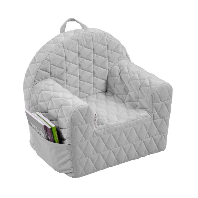 KLUPS Kresielko Velvet Grey – Obrázok 2