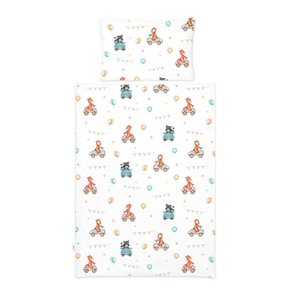 KLUPS Bielizeň posteľná 2-dielna Cars 100x135 +40x60 cm – Obrázok 2