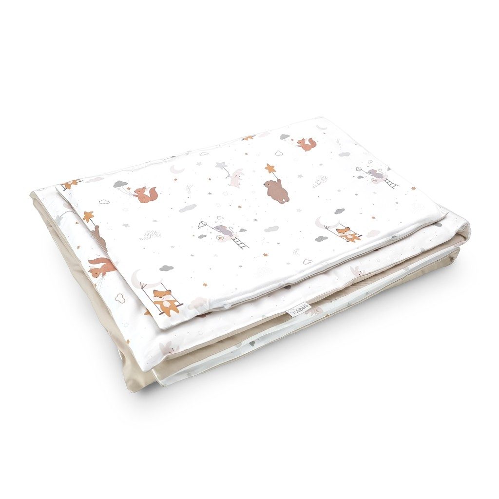 KLUPS Bielizeň posteľná 2-dielna Mouse 100x135 +40x60 cm – Obrázok 4