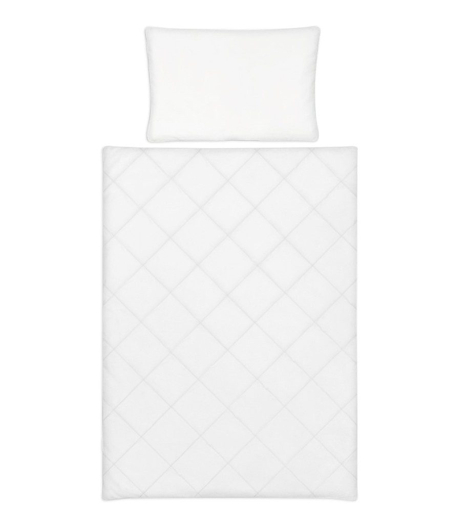 KLUPS Výplň perinka + vankúš do postieľky celoročná Lux white 135 x 100 + 60x40 cm